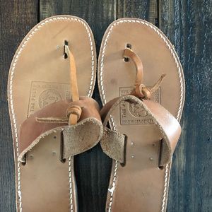 💥Tan Leather Sandals Sz 7